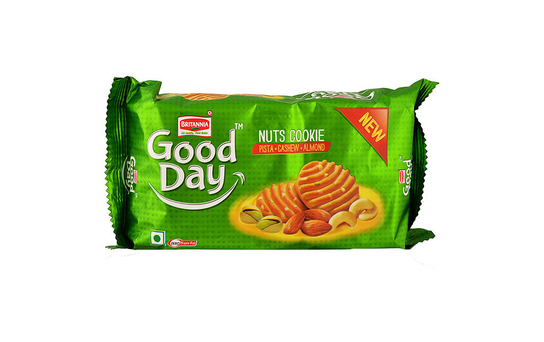 Britannia Good Day Nuts Cookie    Pack  200 grams